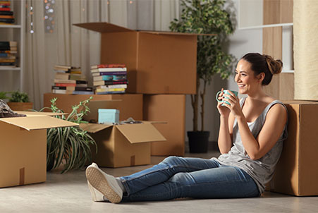 woman sitting