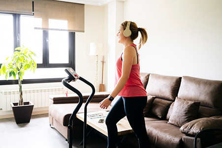 woman running